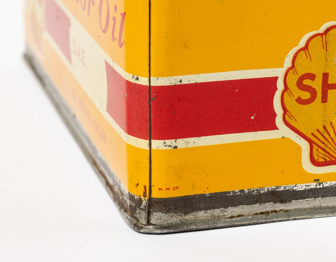 Golden Shell Motor Oil Imperial Gallon Tin - 7