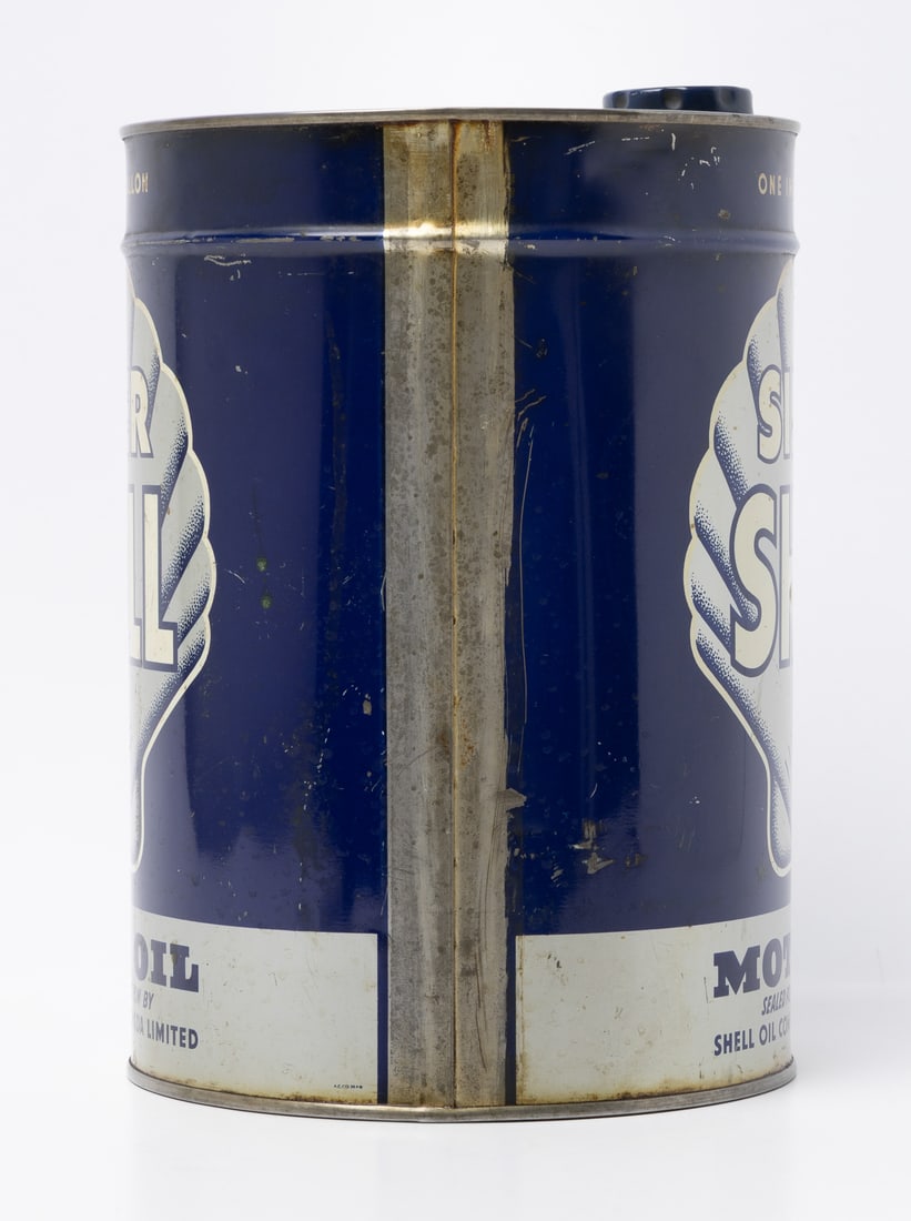 Silver Shell Motor Oil Imperial Gallon Can - 5