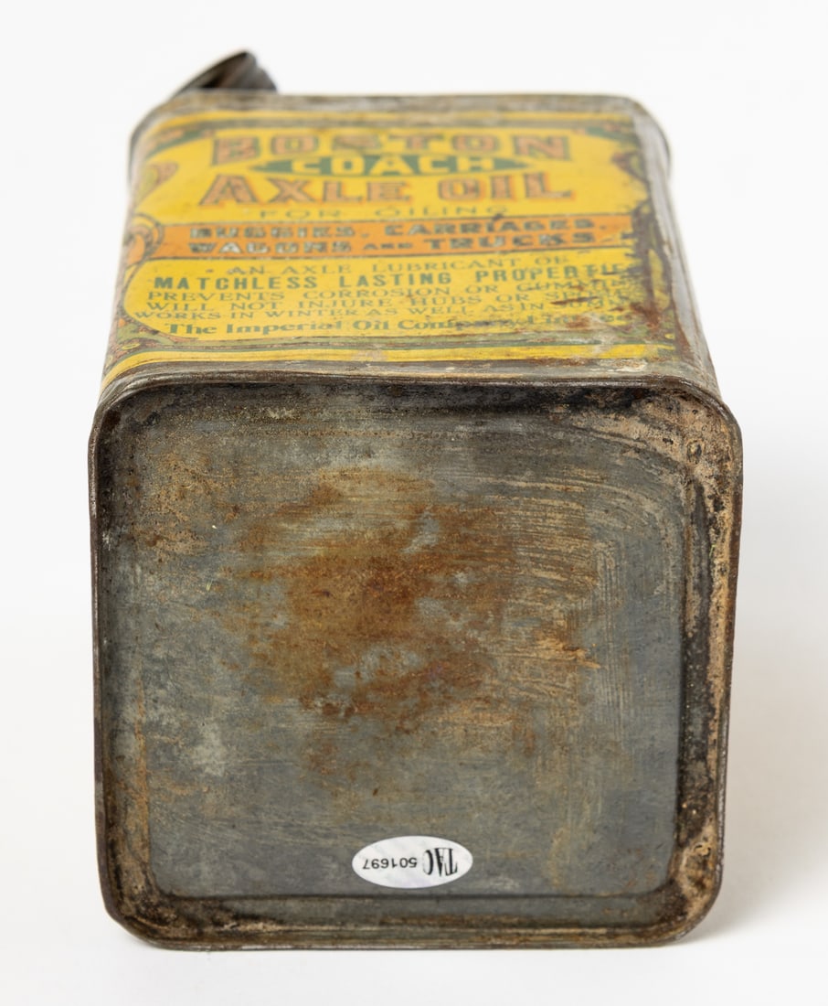 Imperial Oil Company Boston Coach Axle Oil Tin - 7