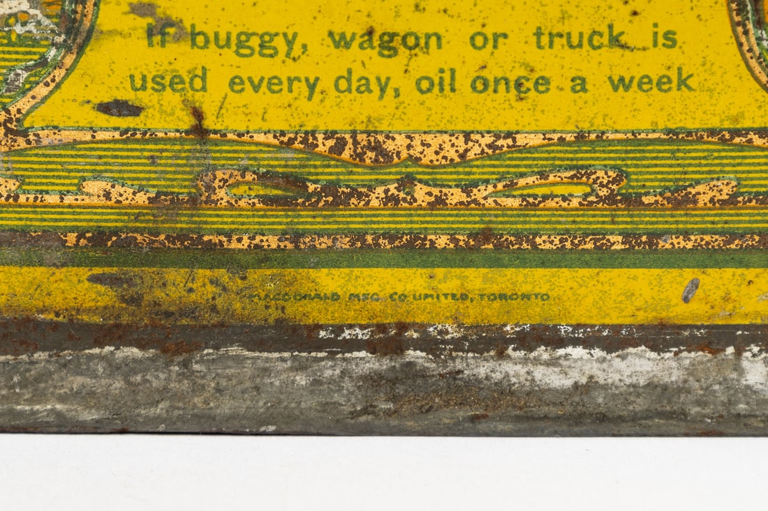 Imperial Oil Company Boston Coach Axle Oil Tin - 8