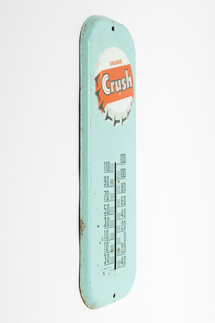 Orange Crush Bottle Cap Thermometer - 5