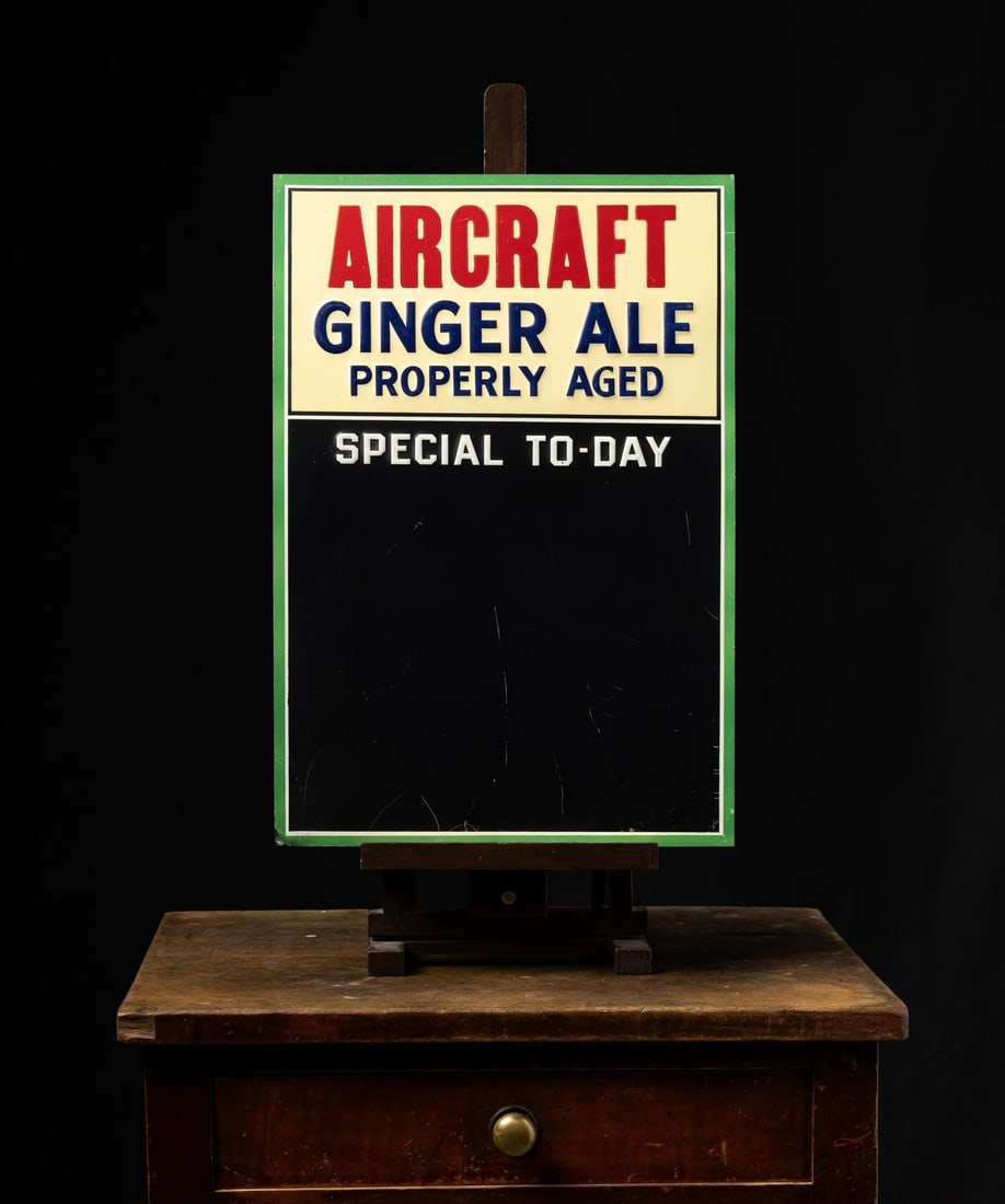 Aircraft Ginger Ale Menu Board - 2