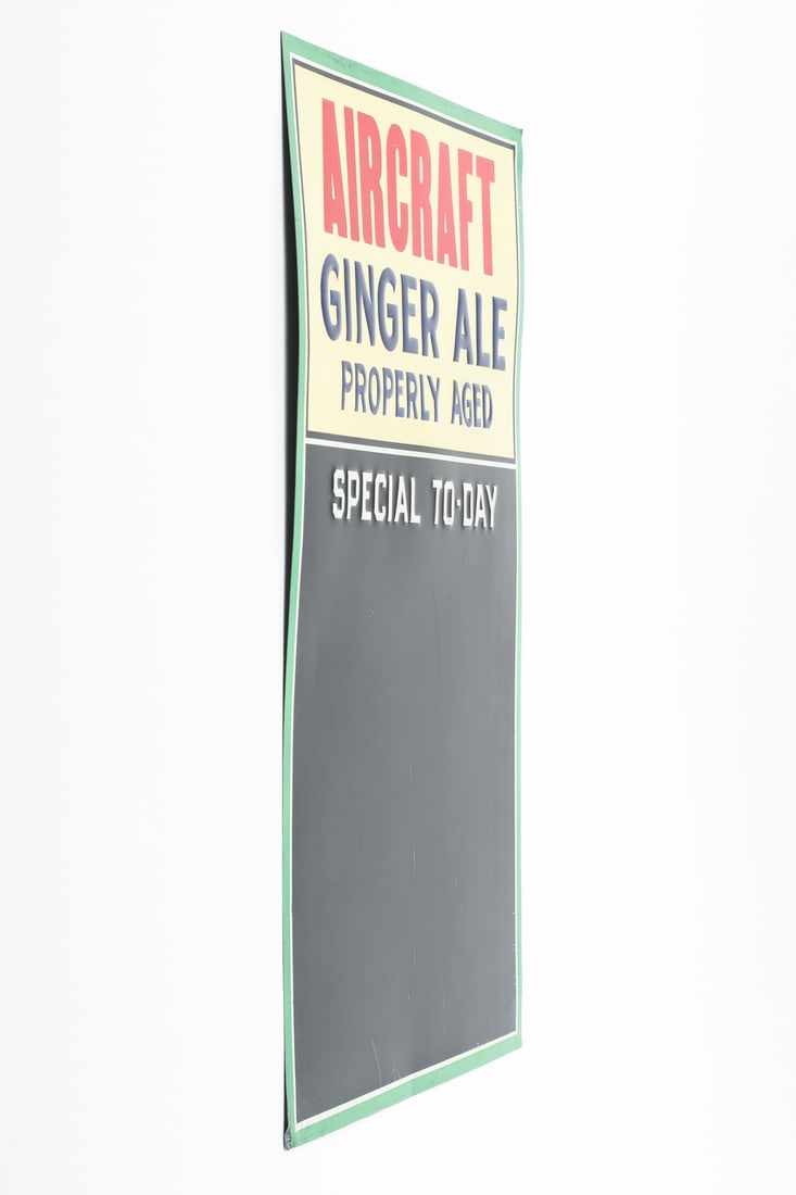 Aircraft Ginger Ale Menu Board - 5
