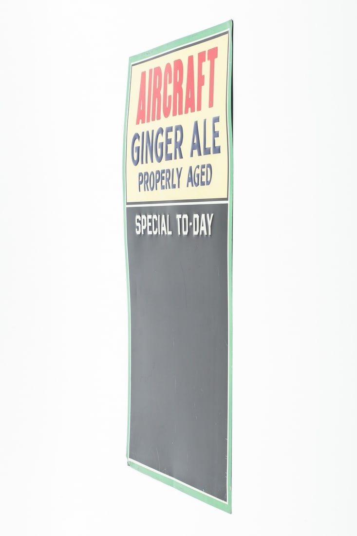 Aircraft Ginger Ale Menu Board - 6