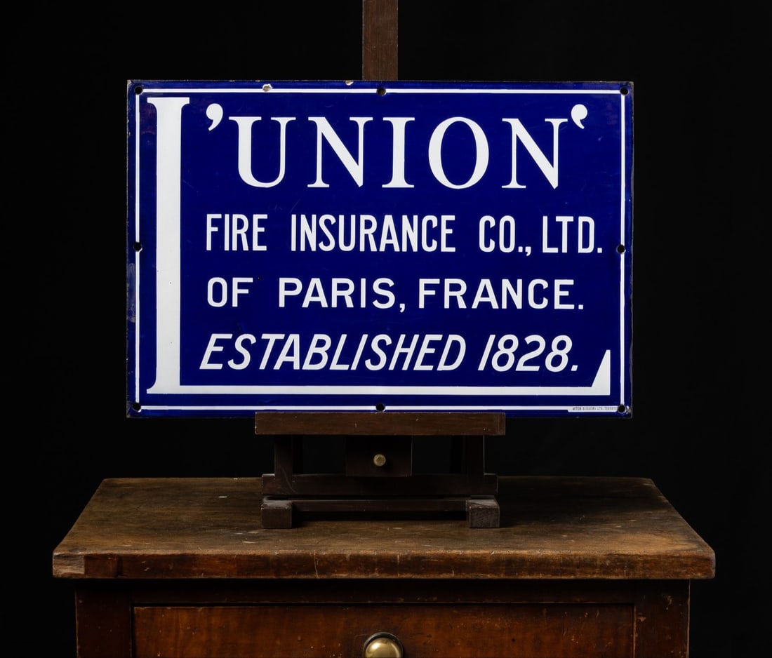 L'union' Fire Insurance Co. Sign - 2