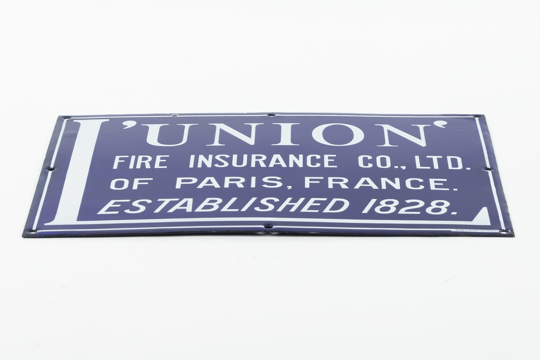 L'union' Fire Insurance Co. Sign - 6
