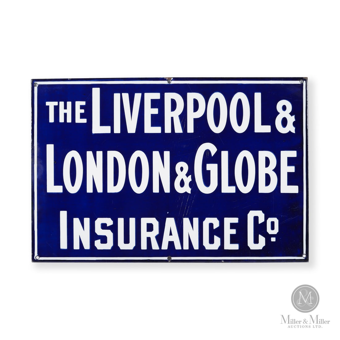 Liverpool & London & Globe Insurance Co. Sign (1 of 5)