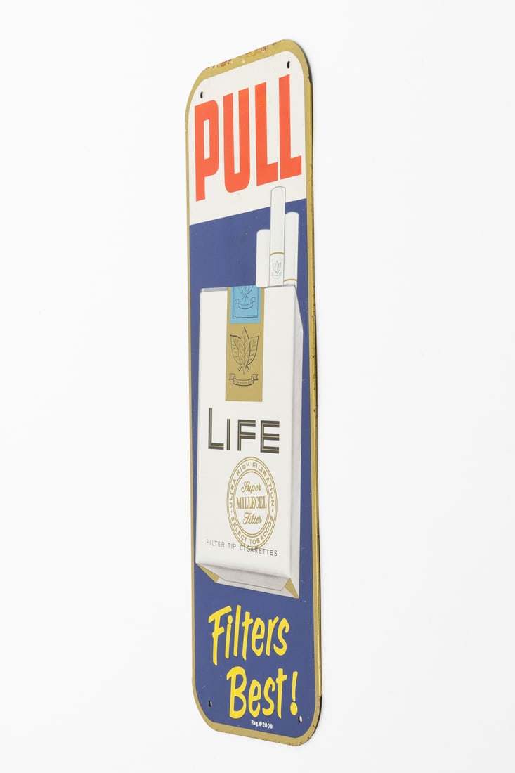 LIFE Cigarettes Door Sign - 6