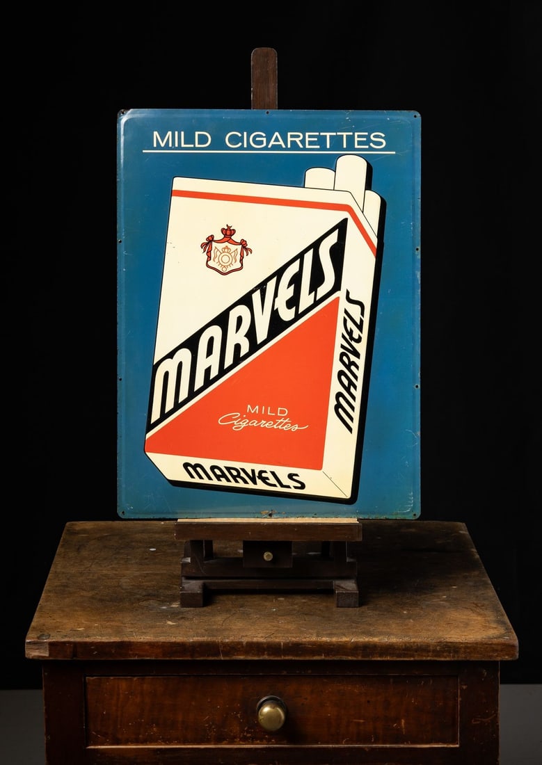 Marvels Cigarettes Sign - 2