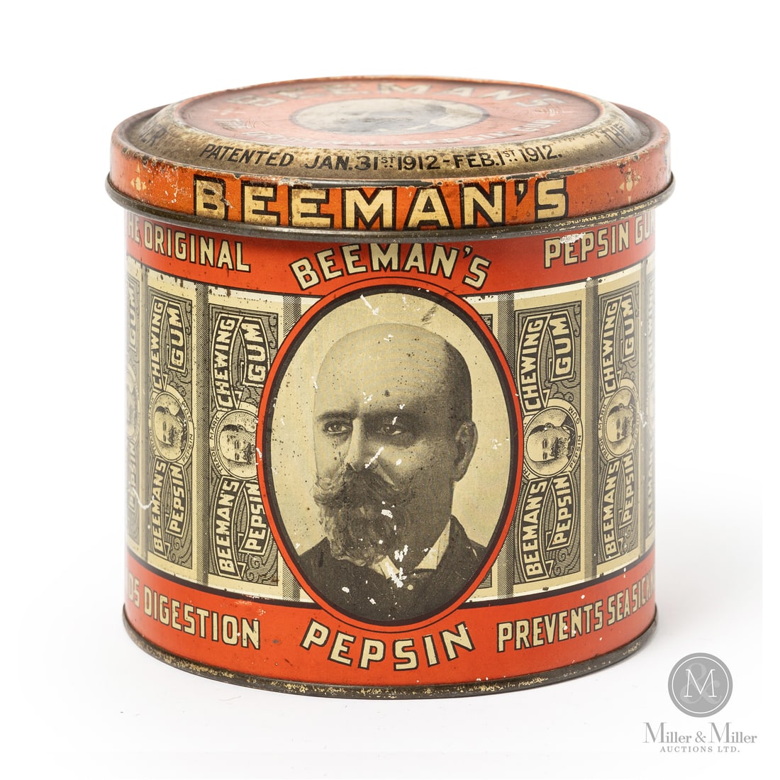 Beeman's Pepsin Gum Tin (1 of 9)