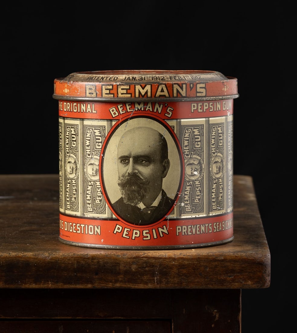 Beeman's Pepsin Gum Tin - 2