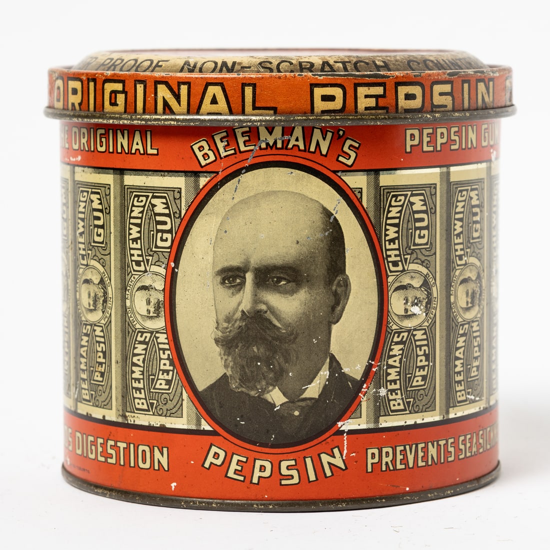 Beeman's Pepsin Gum Tin - 4