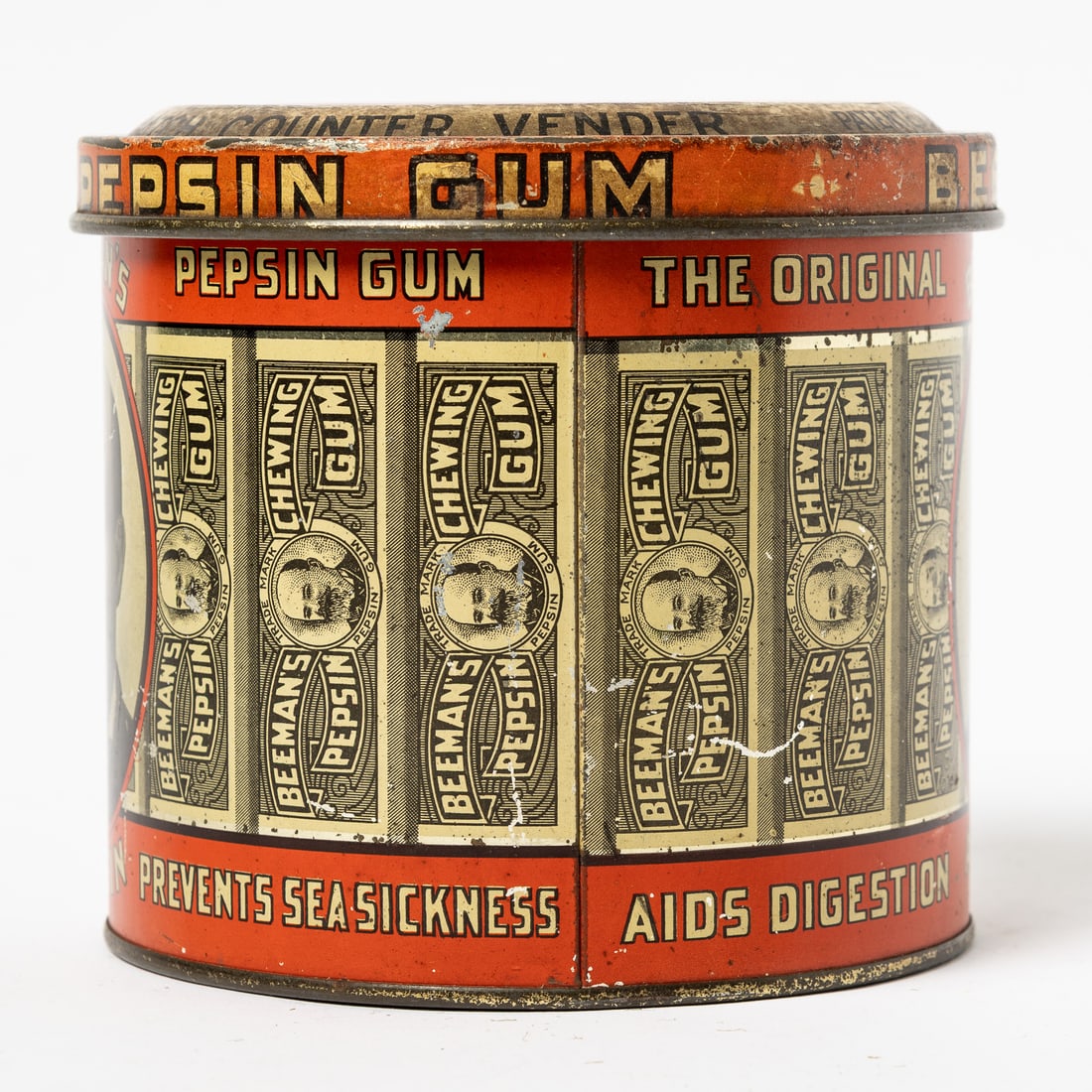 Beeman's Pepsin Gum Tin - 5