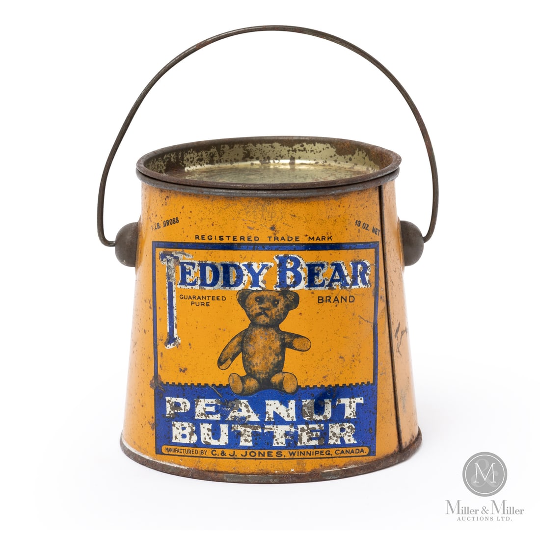 Teddy Bear 1 lb. Peanut Butter Tin (1 of 5)