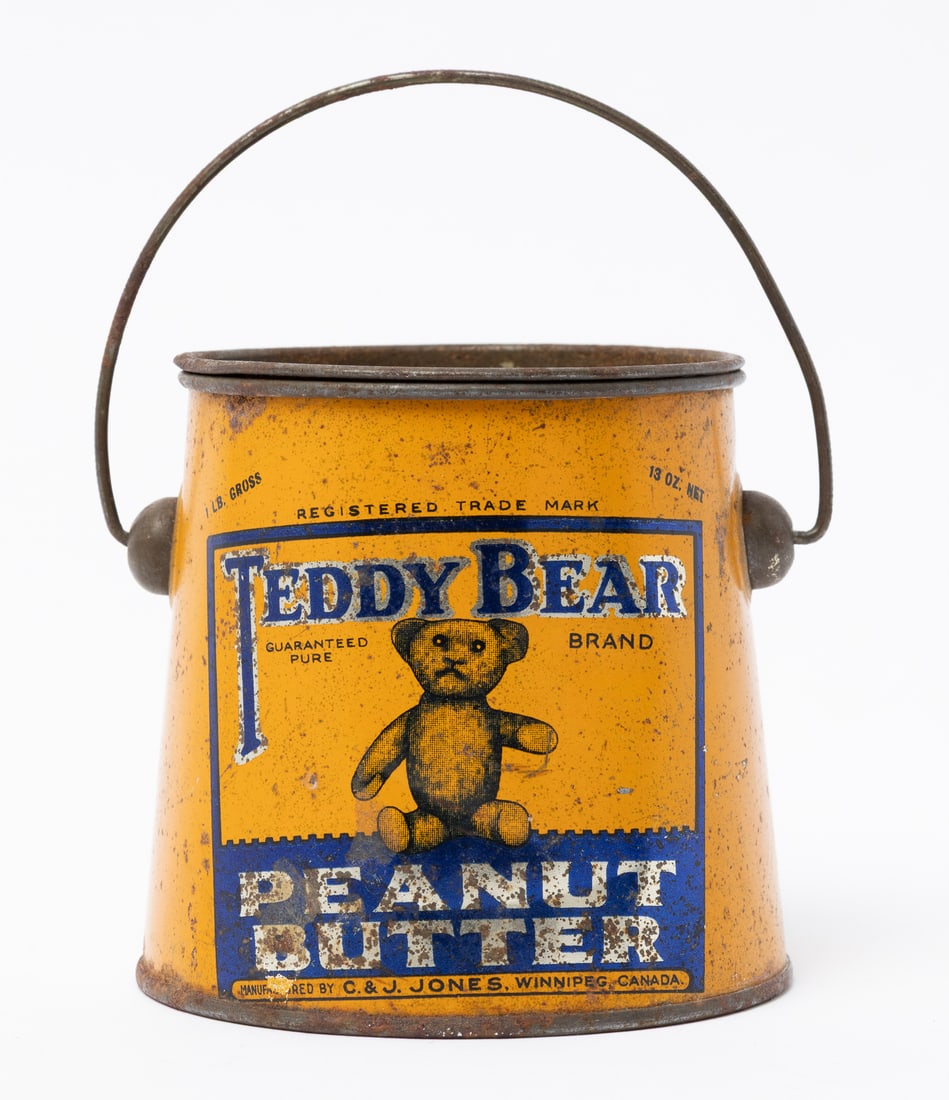 Teddy Bear 1 lb. Peanut Butter Tin - 3