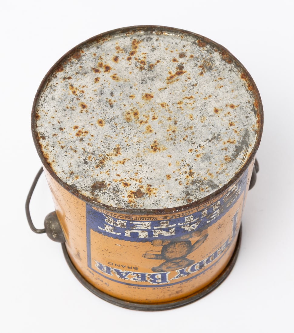 Teddy Bear 1 lb. Peanut Butter Tin - 5