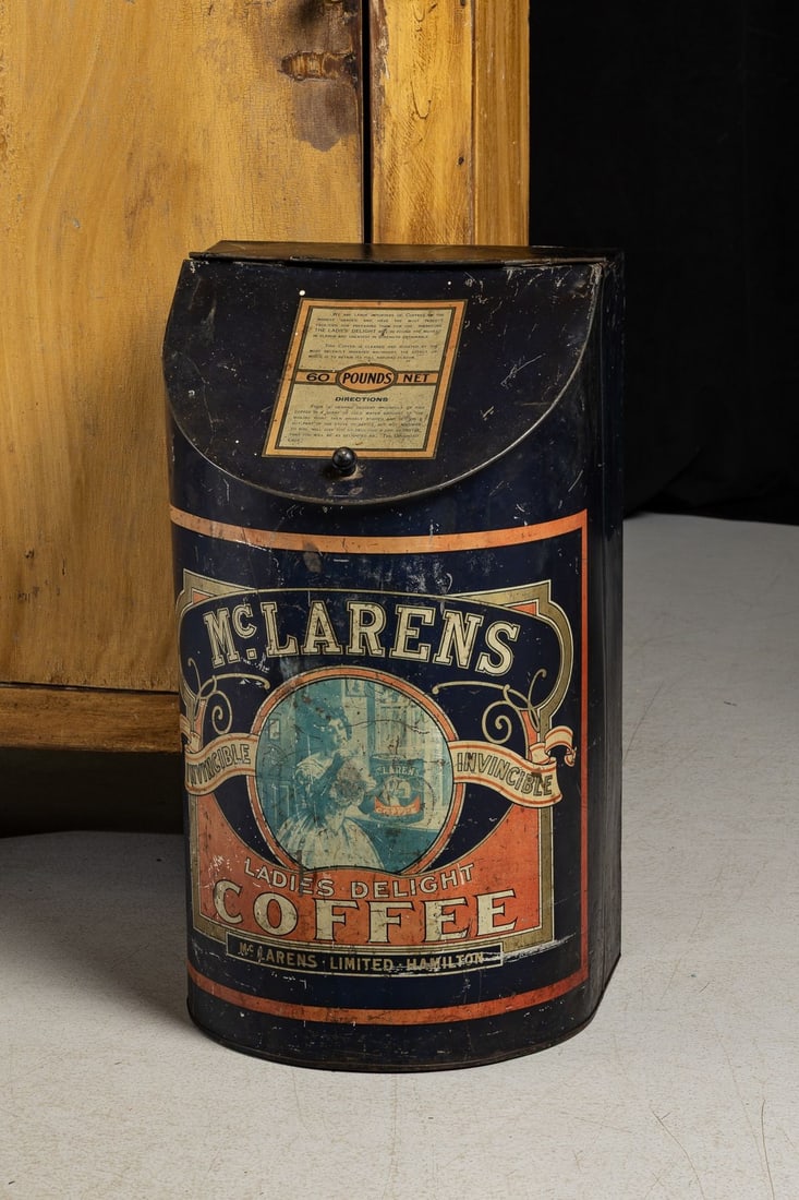 McLarens Coffee 60 lb. Tin - 2
