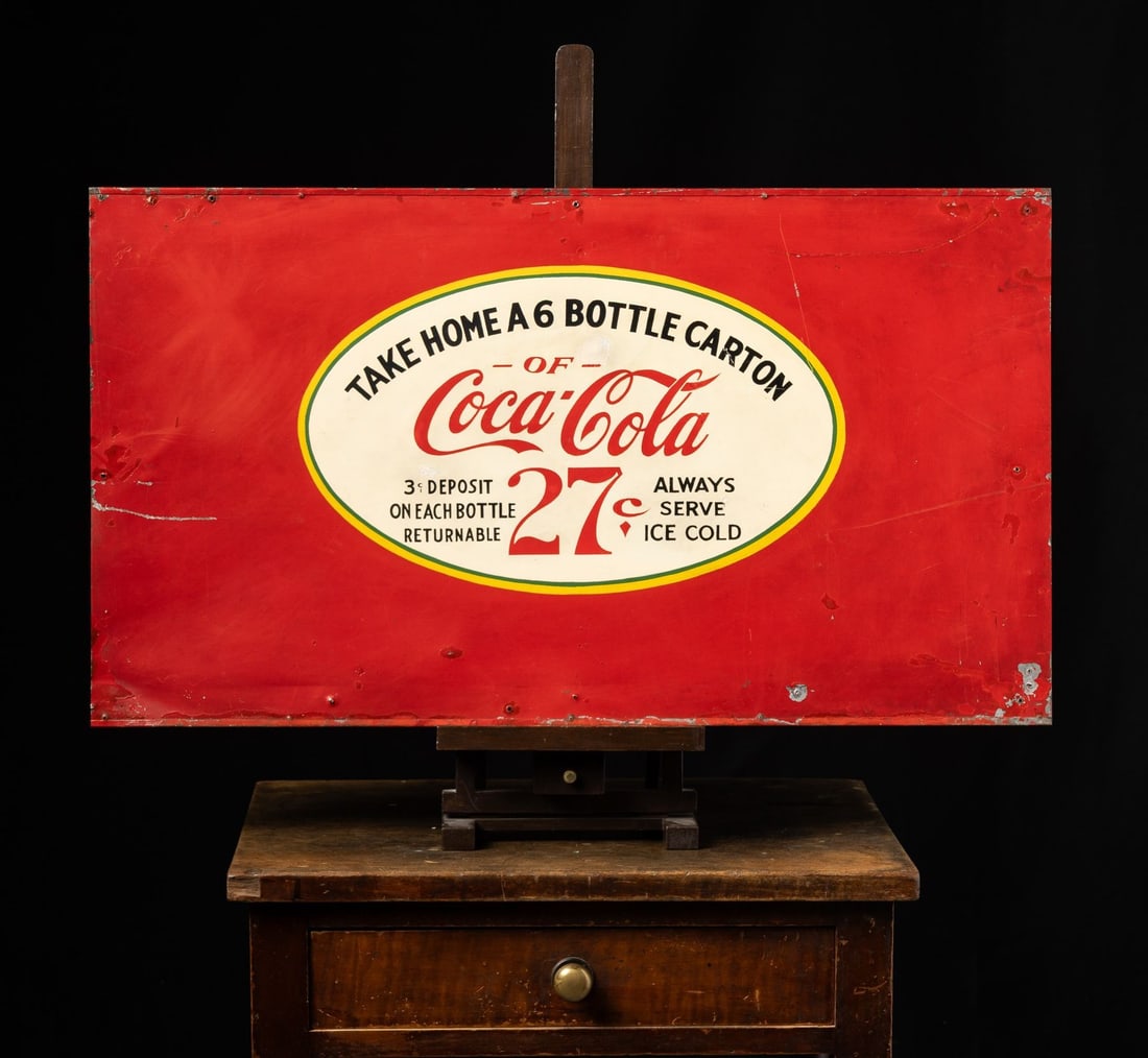 Coca-Cola Cooler Panel Sign - 2