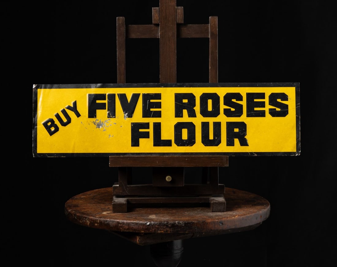 Five Roses Flour Tin Tacker Sign - 2