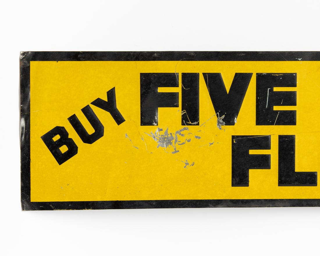 Five Roses Flour Tin Tacker Sign - 3