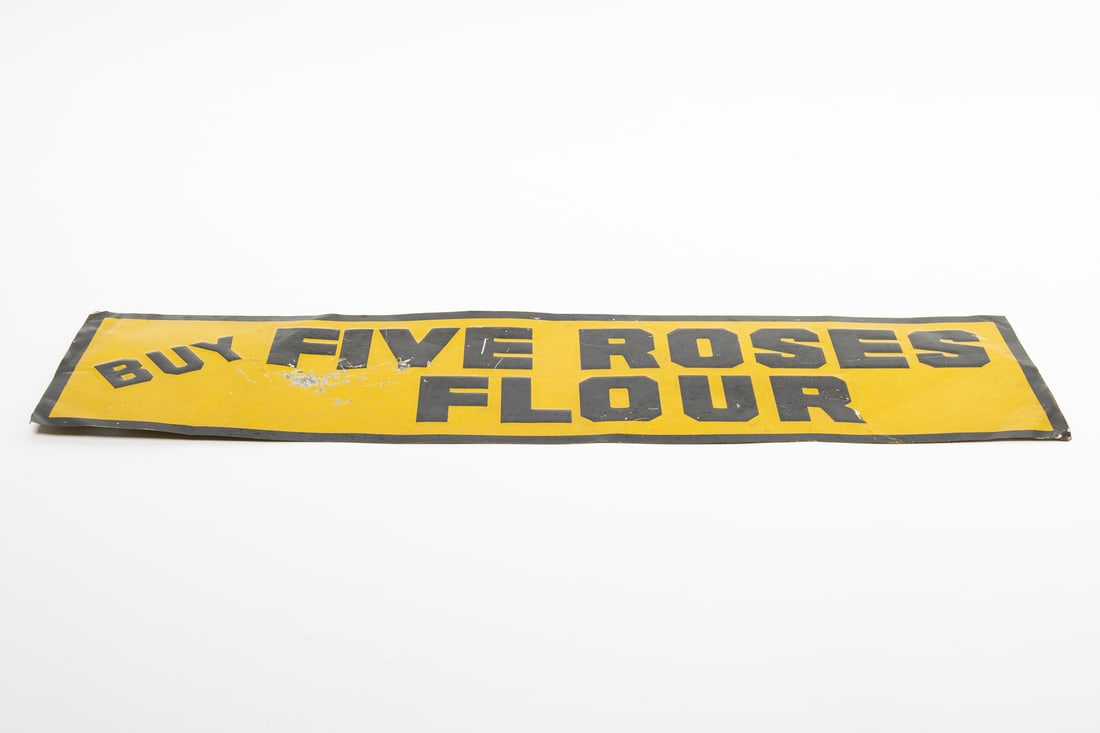 Five Roses Flour Tin Tacker Sign - 5