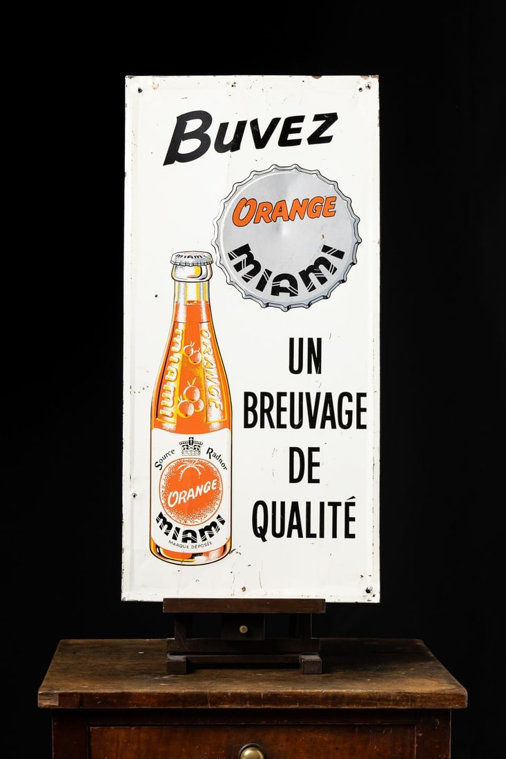 Buvez Orange Miami Sign - 2