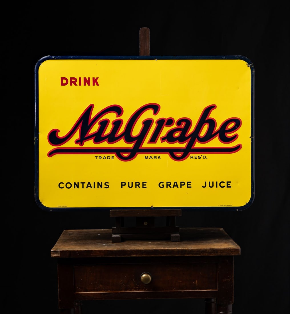 NuGrape Soda Sign - 2
