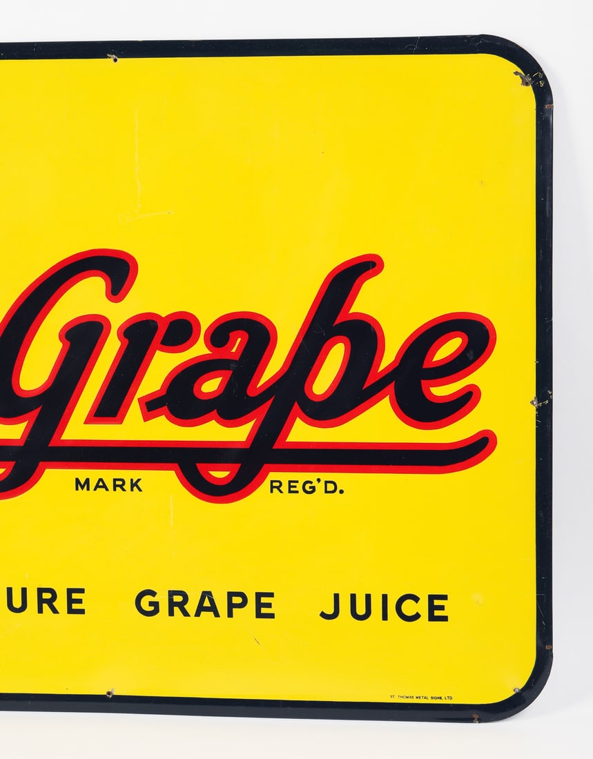 NuGrape Soda Sign - 4