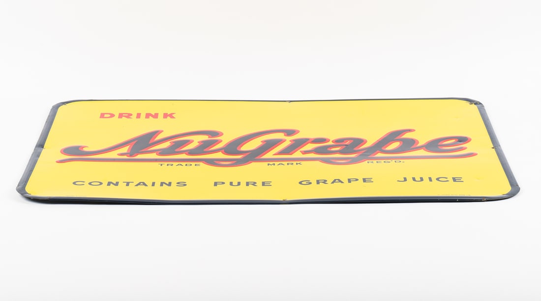 NuGrape Soda Sign - 8