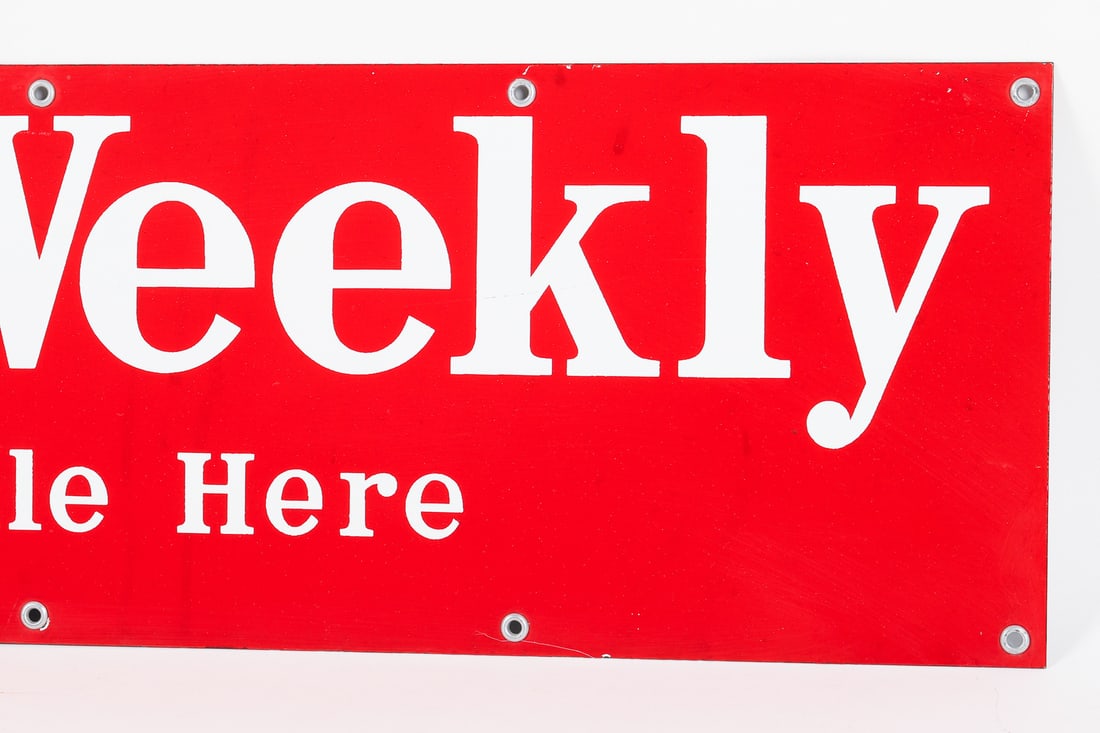 Star Weekly Newspaper Door Kick Sign - 4