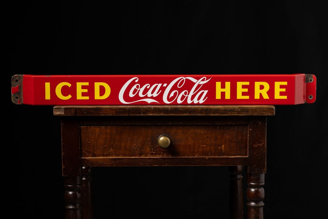 Coca-Cola Iced Here Door Push Bar - 2