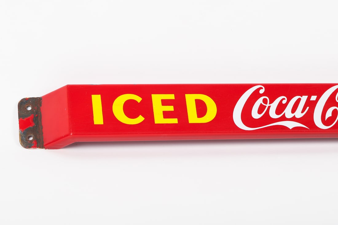 Coca-Cola Iced Here Door Push Bar - 3