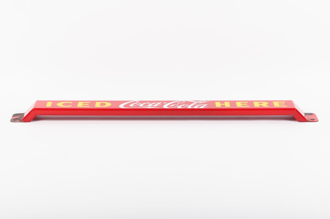 Coca-Cola Iced Here Door Push Bar - 5