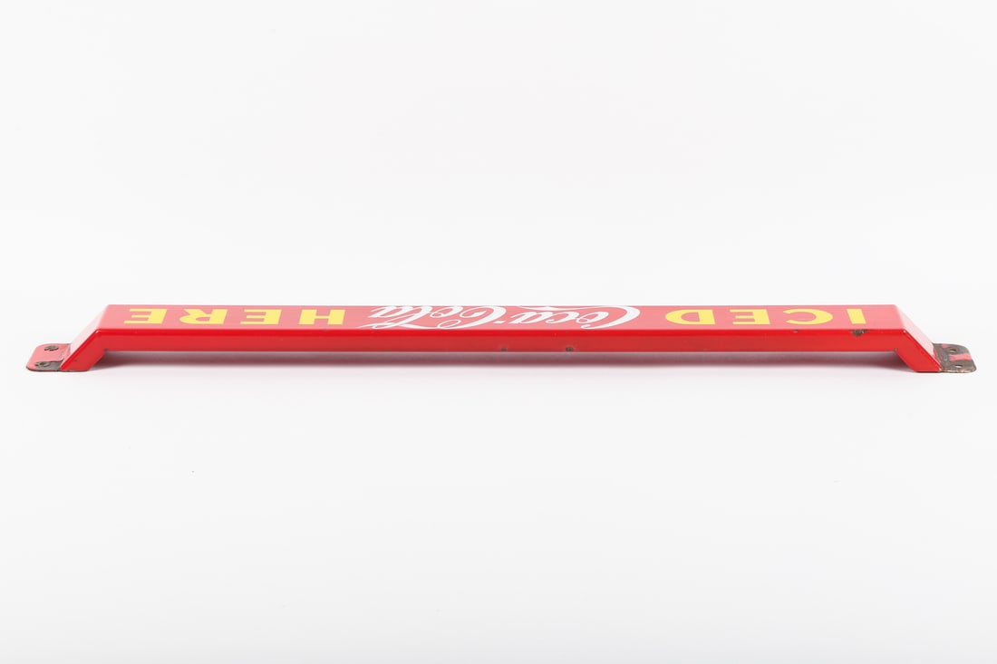 Coca-Cola Iced Here Door Push Bar - 6