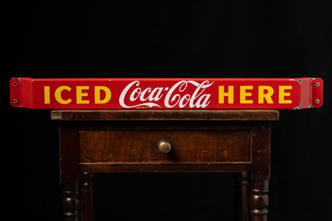 Coca-Cola Iced Here Door Push Bar - 2