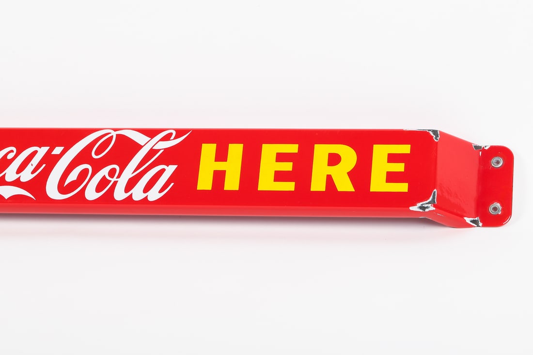 Coca-Cola Iced Here Door Push Bar - 4