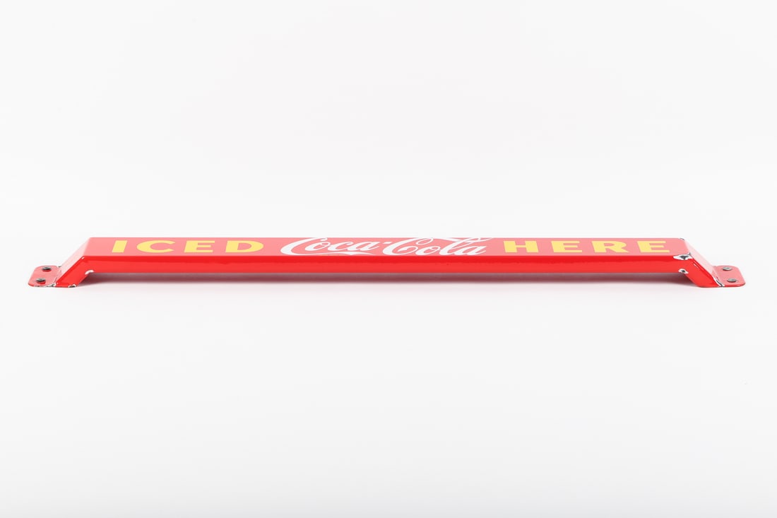 Coca-Cola Iced Here Door Push Bar - 5