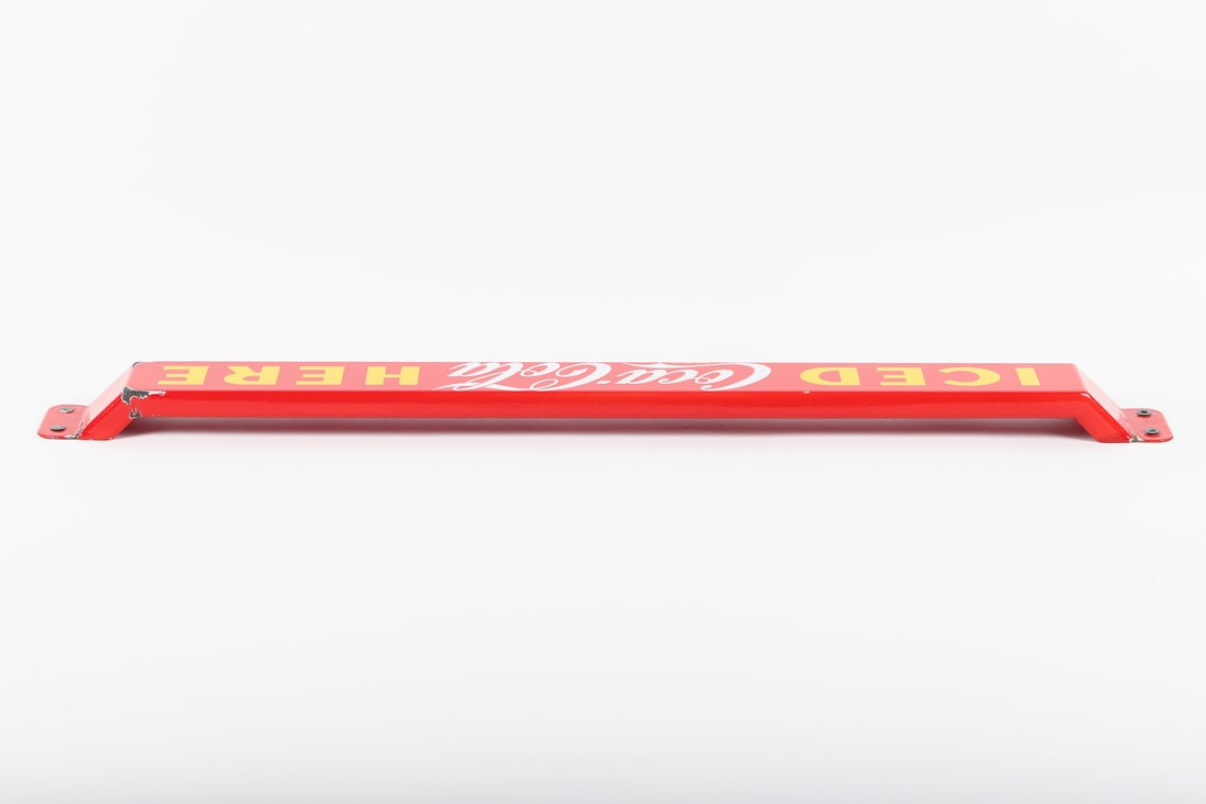 Coca-Cola Iced Here Door Push Bar - 6