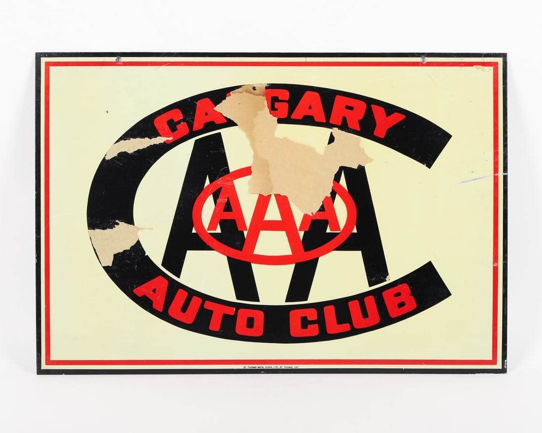 Calgary AAA Auto Club Sign - 5