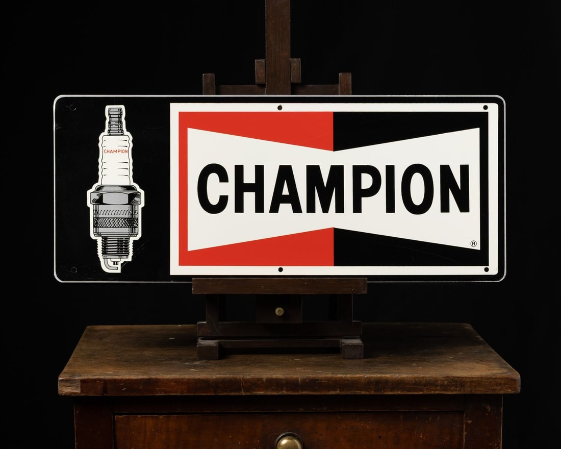 Champion Spark Plugs Sign - 2