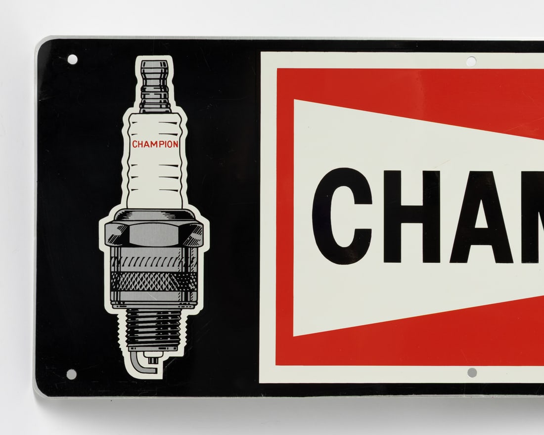 Champion Spark Plugs Sign - 3