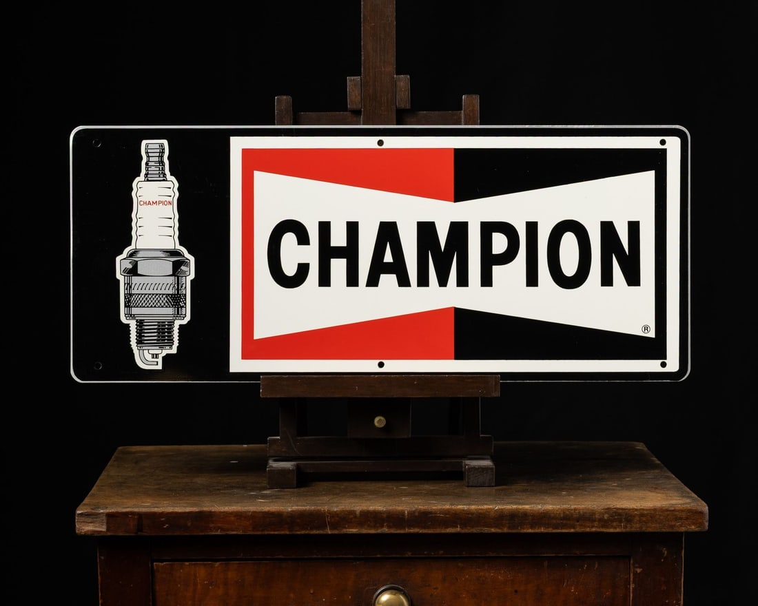 Champion Spark Plugs Sign - 2