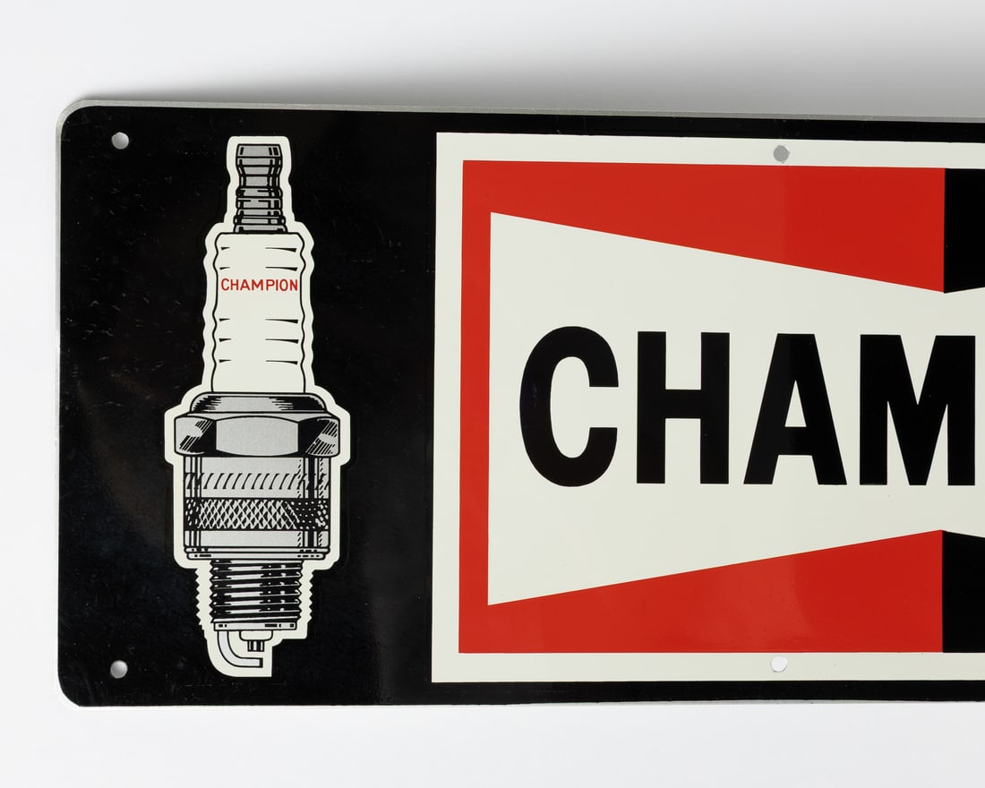 Champion Spark Plugs Sign - 3