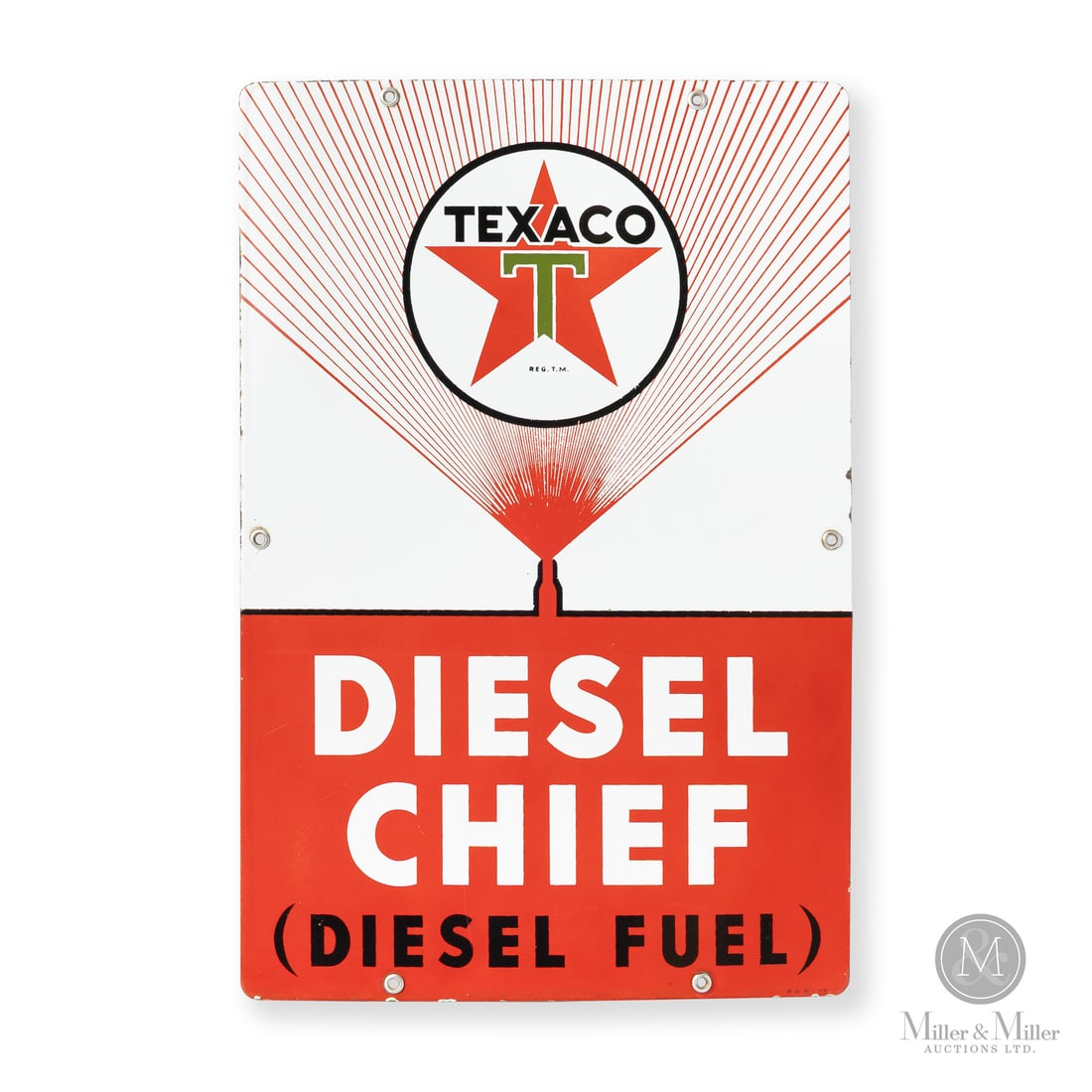 Texaco Diesel Chief Pump Sign (1 of 6)