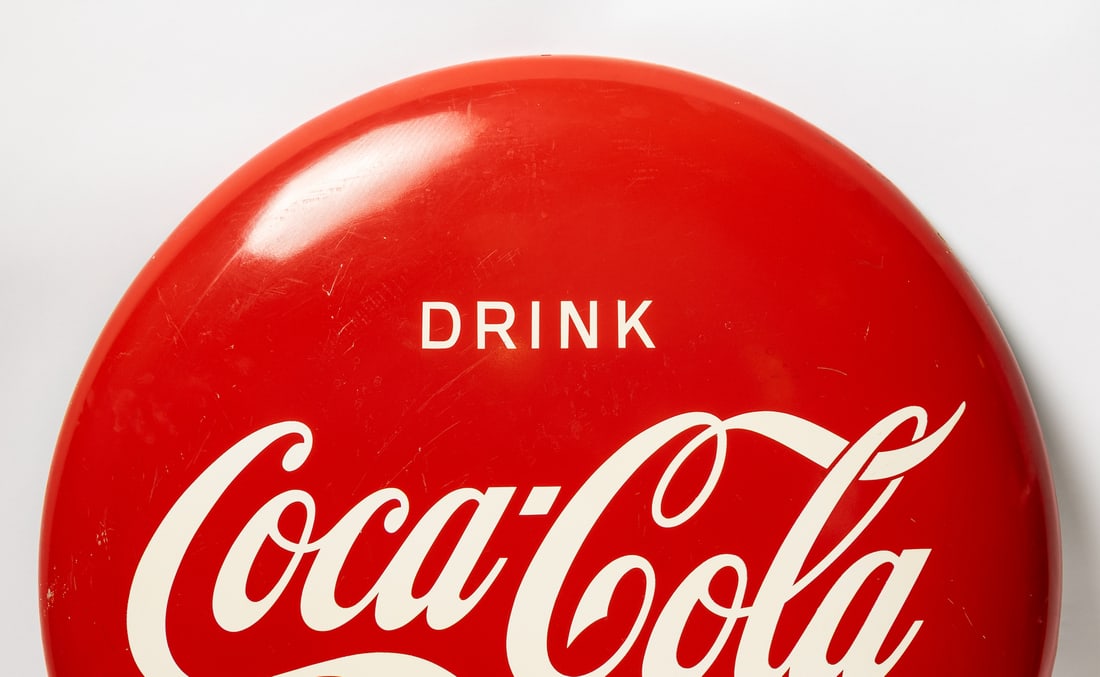 Coca-Cola 3' Button Sign - 2
