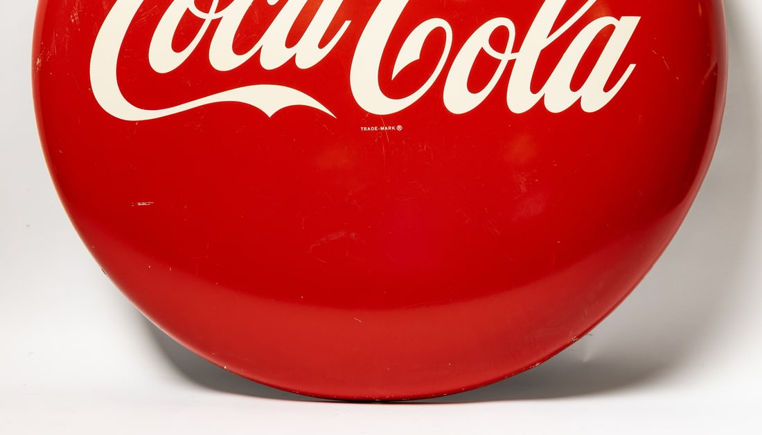 Coca-Cola 3' Button Sign - 3