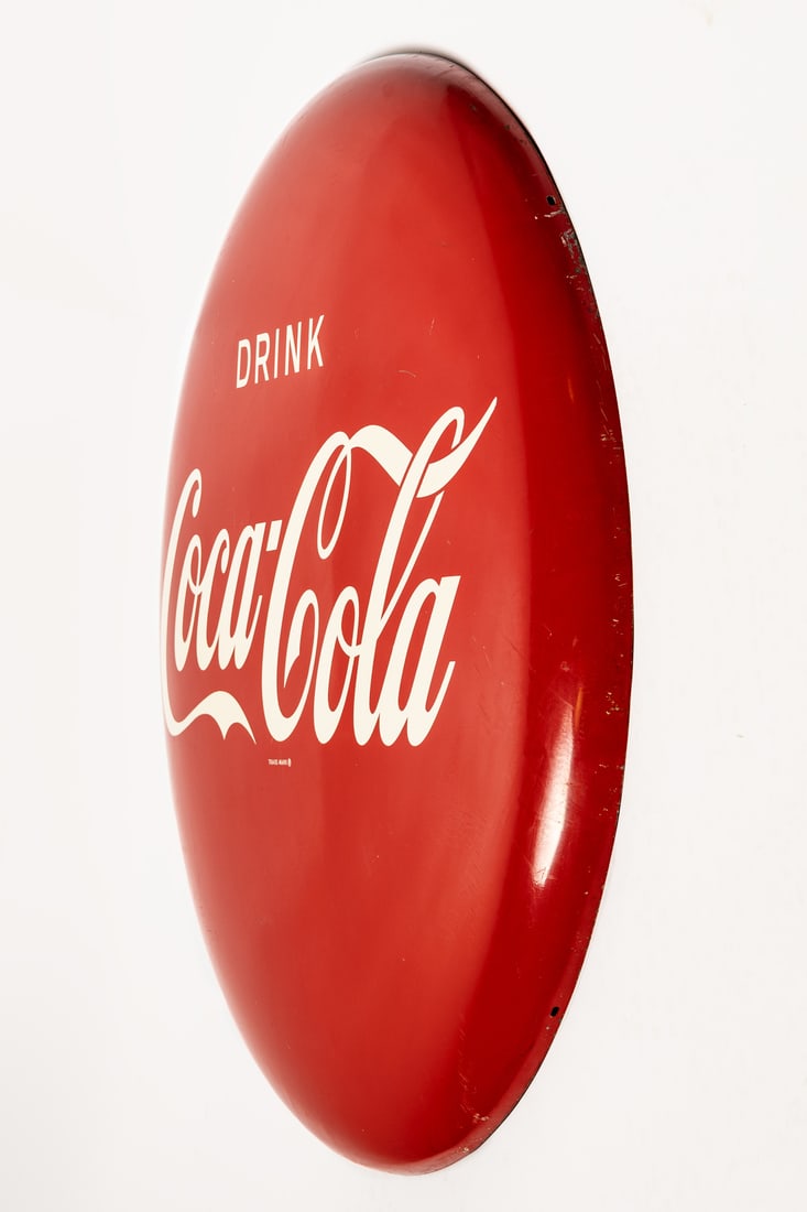 Coca-Cola 3' Button Sign - 4