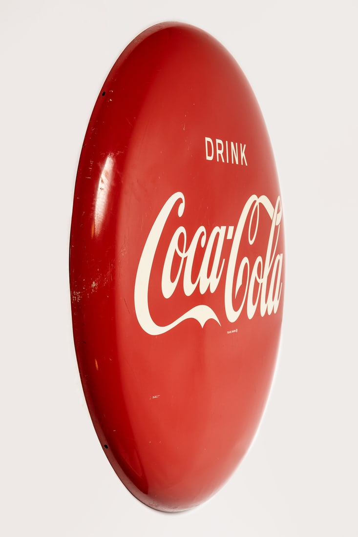 Coca-Cola 3' Button Sign - 5