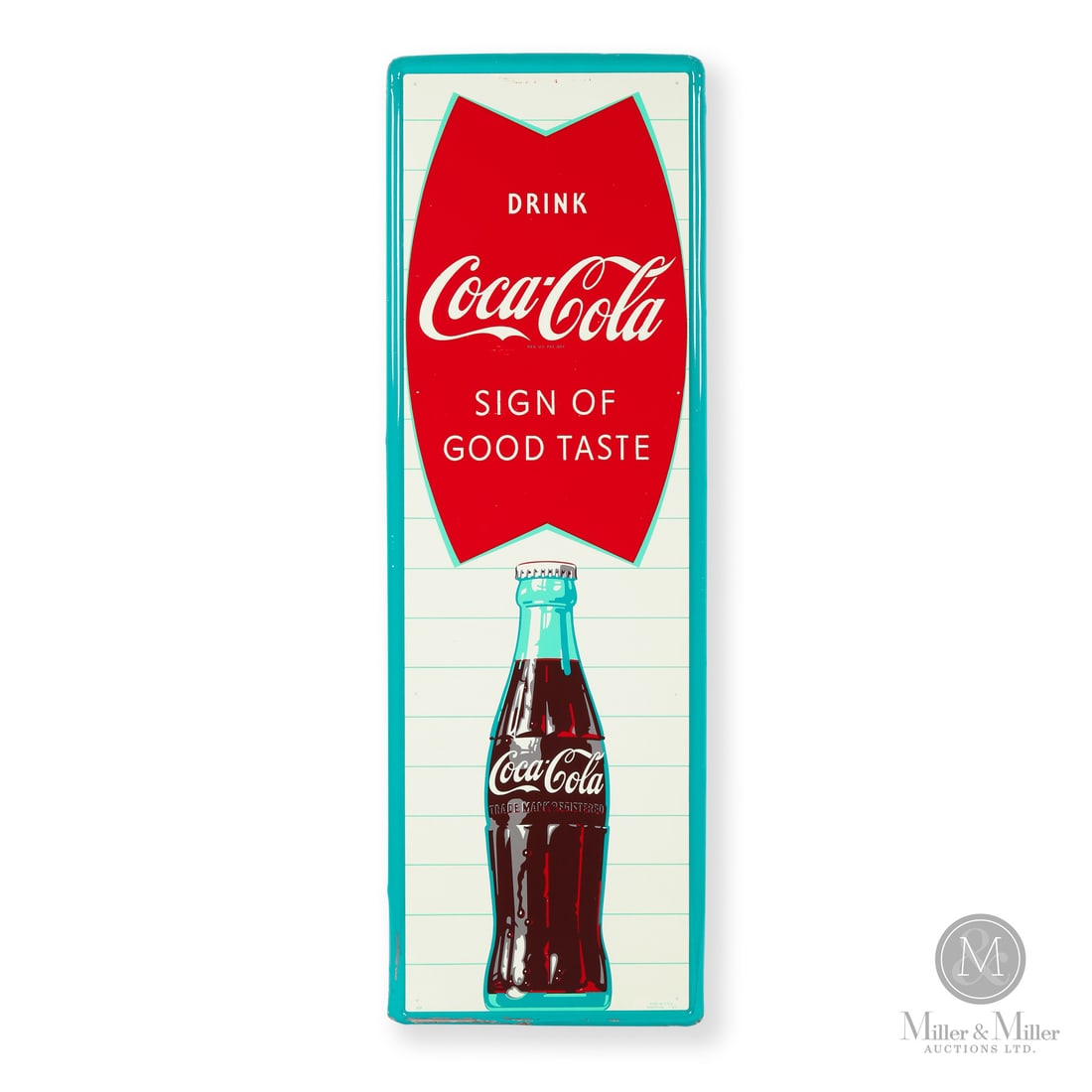 Coca-Cola Sign of Good Taste Fishtail Vertical Sign (1 of 9)