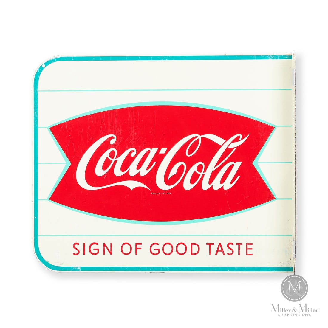 Coca-Cola Sign of Good Taste Flange Sign (1 of 6)